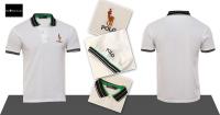 polo paris ralph lauren hommes tee shirt detail cotton polo white